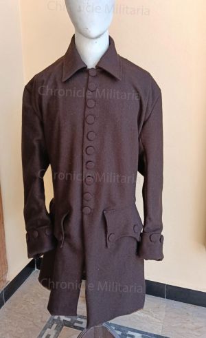 Revolutionary war civilian brown coat